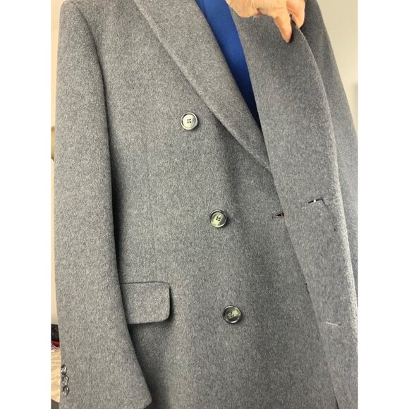 Hammersley men’s coat /Crombie/ outdoor cashmere wool blend made in England - Picture 8 of 16
